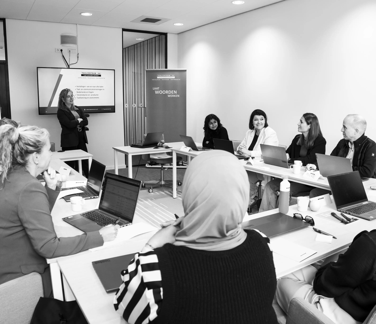 Sfeerbeeld training van Taalcentrum-VU